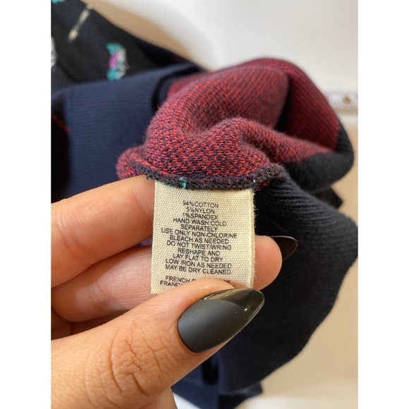 Anthropologie Moth Pistriped Fox pattern Vest Cardigan - Picture 8 of 11